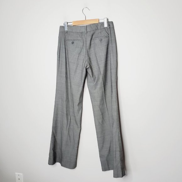 THEORY Heather Grey Wide Leg Trousers - Picture 5 of 13